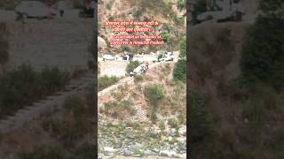 Car accident on the banks of Sutlej river in Himachal Pradesh. #shorts