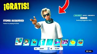 *RAPIDO* Como Conseguir la SKIN del RUBIUS GRATIS en FORTNITE! ✅ (Wilson, Envoltorio, Grafiti..)