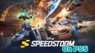 Disney Speedstorm on PS5!!