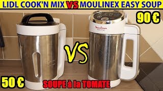 LIDL COOK'N MIX VERSUS MOULINEX EASY SOUP супница электрическая нагревательный блендер Томатный суп