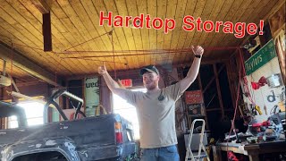 Hardtop storage!