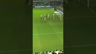 Gol de Gustavo Gómez contra o Santos. Gol do Palmeiras hoje.