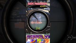 Pubg Mobile M24 Unexpected 434m Sniping Short 🥵🥵 || #shorts #status #reaperxt