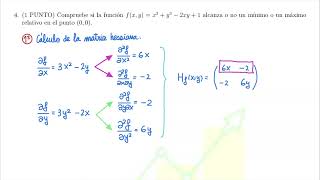 Examen CÁLCULO SEPTIEMBRE 2023 Pregunta 4 - INGENIERÍA UNED ETSI