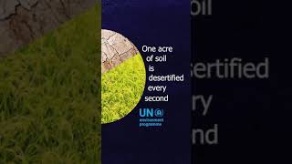 one acre of soil is desertified every second #Savesoil