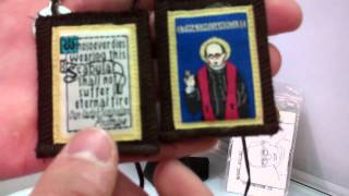 Buy Brown Scapulars ~ Maximilian Kolbe ~ Our Lady of Mt Carmel