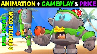 Brawl Stars Stone Troll Lou Gameplay, Animation, Cost, Pin, Spray, Player Icon & Release Date