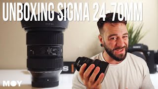 Unboxing my new Sigma 24-70mm f2.8 DG OS HSM ART