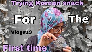 Pakistani’s try Korean snack for the first time|vlog|ft.my cousins