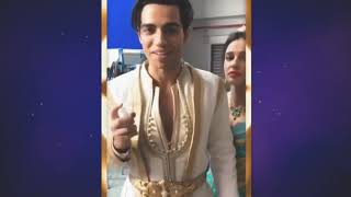 Mena Massoud and Naomi Scott | Behind The Scene | Aladdin 2019