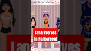 LANA EVOLVES IN HALLOWEEN IN #dti #dresstoimpress #dresstoimpressroblox #roblox