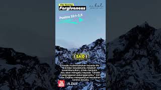 The Saving Forgiveness | Psalms 32:1-2,5 #ytshorts #breadoflife #bible