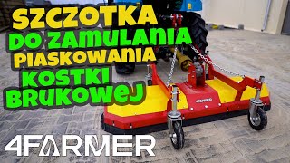 Szczotka do zamulania, piaskowania dla brukarzy :: Traktor.com.pl