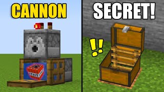 25+ Mini Redstone Builds & Tricks! [Minecraft]