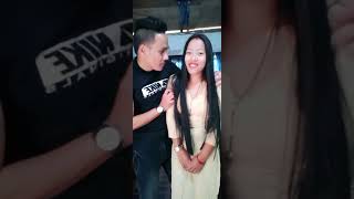 husband wife making nepali music video #husband #wife #viral #duet #couple #shorts