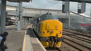 37425 concrete bob giving it some at Newport 3/8/22 on a route learner to pengam sidings