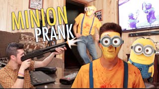 MINION GETS SHOT PRANK