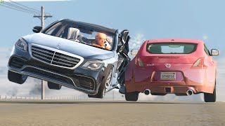 Extreme Car Crashes Compilation #251 - BeamNG Drive | CRASHdriven