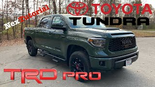 2020 Toyota Tundra TRD PRO CREWMAX | 2020 Toyota Tundra TRD PRO Army Green | NexTutorial