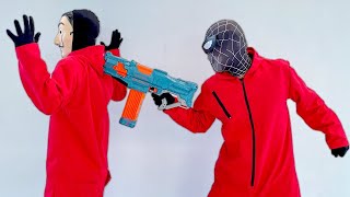 TEAM SPIDER MAN Nerf War vs BAD GUY TEAM  ( ALL Action Story POV ) SEASON 2 - Fun FLife TV