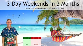 Eliminate Complexity & Drama (Week 2 of 3-Day Weekends in 3 Months)