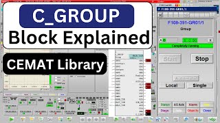 PCS7 CEMAT C_GROUP Block explained