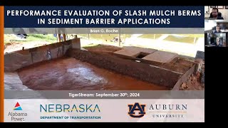 TigerStream 3: Slash Mulch Sediment Barriers, Brian Roche