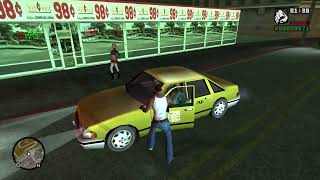 GTA  San Andreas  Gameplay With retexture mod and vehicle pack