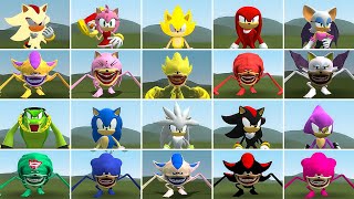 All Of The Shin Sonic Tapes Family In Garry's Mod,...