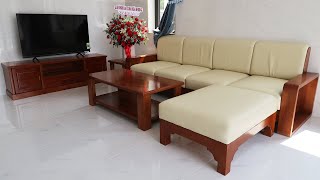 SOFA BỌC NỆM GỖ TỰ NHIÊN | GIAO HÀNG KHÁCH TP LONG KHÁNH