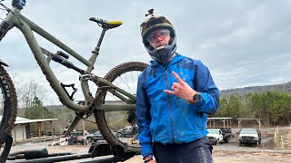 Slippery and wet - First ride of 2024 at Jarrod’s Place Bike Park - Pre Roll and Simple Green