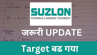 Suzlon Energy जरुरी Updates| Suzlon Latest News Today