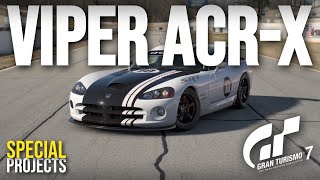 GT7 | Dodge Viper SRT10 ACR-X Tune Setup | Special Projects