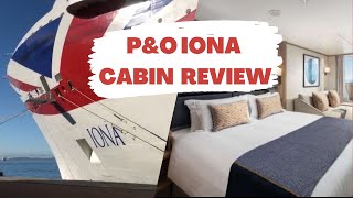 P&O IONA BALCONY CABIN REVIEW - Onboard P&O's NEWEST cruise ship. Iona Room Tour!