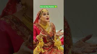 Bride Experience: Chaar Din Ho Gye Mujh Rona Nahi Aa Rhaa 🥲💞 #shorts #bridevideos beauty hack