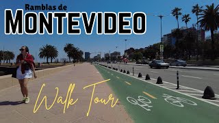 Strolling the Rambla: From Playa Pocitos to Plaza Atenas in MONTEVIDEO, URUGUAY 🌊🚶‍♂️