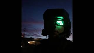 halo ce marine helmet led test/ W-O-P