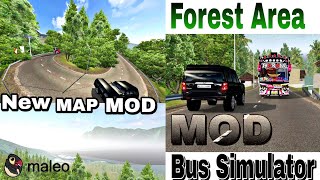 Bussid New Map Mod Full Forest Area in High Range Bus Simulator Indonesia Game in Android