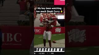 Steph Curry “Night Night” celebration in NCAA 25! #ncaafootball #stephencurry #gameover