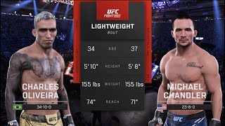 UFC 309: Oliveira vs Chandler (UFC 5 Simulation)