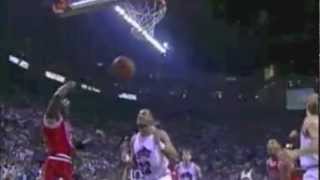 Michael Jordan versus Derrick Rose Highlights---Ni**as in Paris