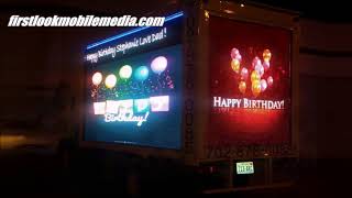 Billboard LED Ad Marketing Trucks for rent in Vegas