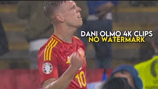 Dani Olmo 4K Clips For Edits No Watermark