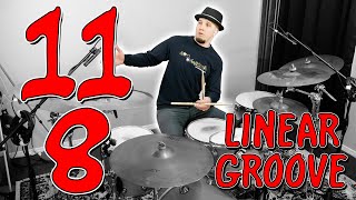 11/8 Odd Time Linear Drumming Groove