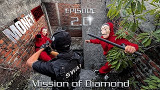 MONEY HEIST vs POLICE in REAL LIFE ll MISSION Of DIAMOND 2 ll (Epic Parkour Pov Chase)