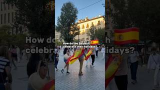 How do the Spanish celebrate their holidays? #shorts #madrid #spain #travel