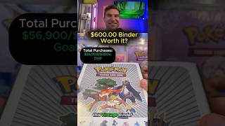 Was This $600 Pokemon Binder Worth It?#pokemon #pokemontcg #pokemoncards #wotcpokemon #anime