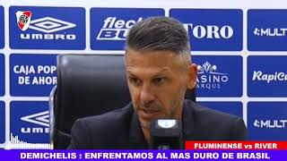 DEMICHELIS: ENFRENTAMOS AL EQUIPO MAS DURO DE BRASIL