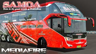 MOD BUSSID || STJ SAMOA SR2 TRONTON SCANIA