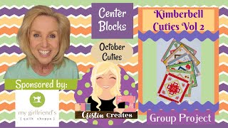 Kimberbell Cuties Vol 2 Table Toppers - October Cuties - Center Blocks - Group Project